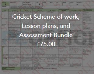 Cricket scheme of work and cricket lesson plans